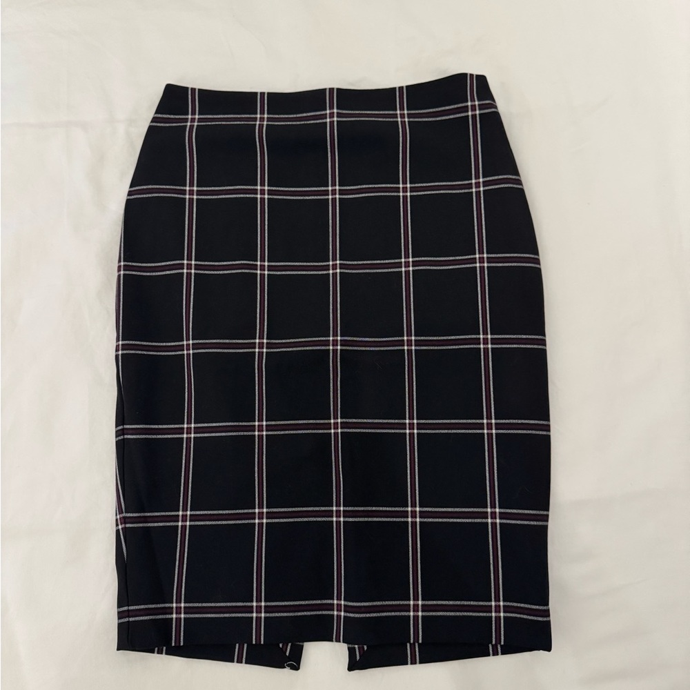 Express striped midi skirt